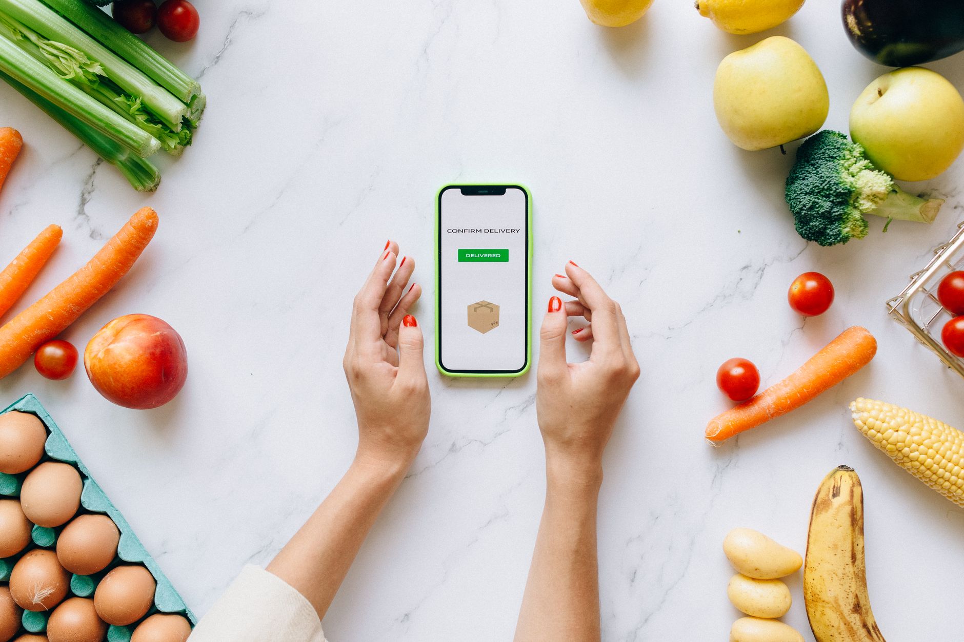 online shopping organic food groceries