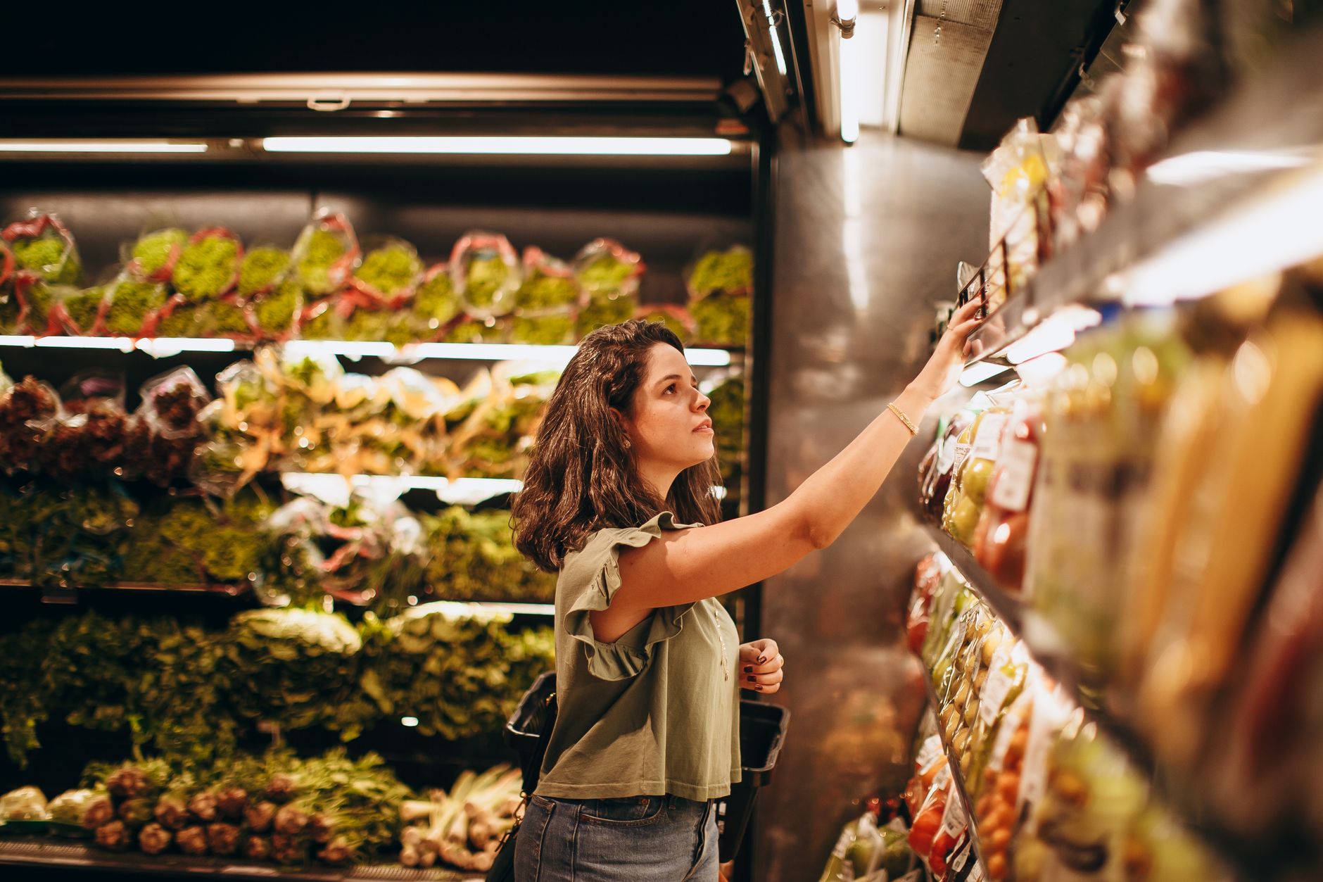 organic grocery store interior